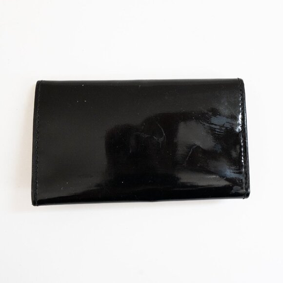 Gucci Black Horsebit Patent Leather Key & Card Holder - Picture 2 of 3